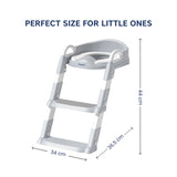 Hopop Potty Training Seat Toddler Step Ladder Foldable One Size – Grey