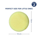 Hopop Soft & Gentle Baby Bath Sponge Pack of 2 Newborn+ – Assorted