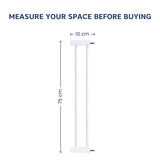Hopop Baby Safety Gate Extension 10 cm White
