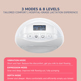 Hopop Hands-Free Electric Breast Pump Wearable Rechargeable – White