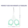 Hopop Baby Safety Nail Scissors with Rounded Head - Green