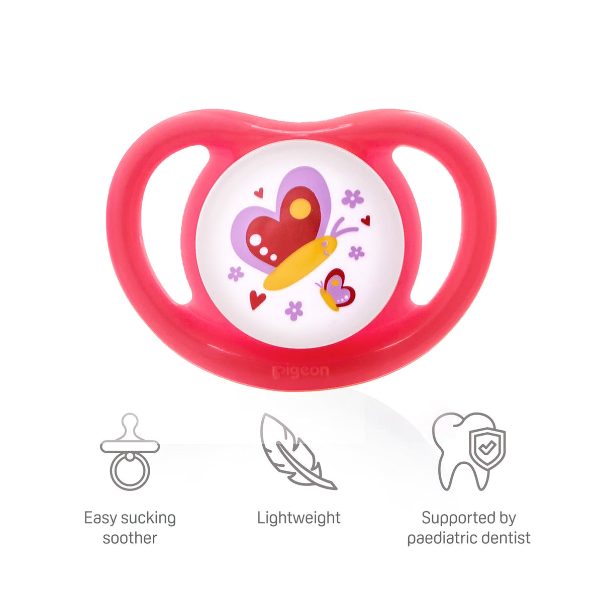 Pigeon Minilight Soother L size Butterfly