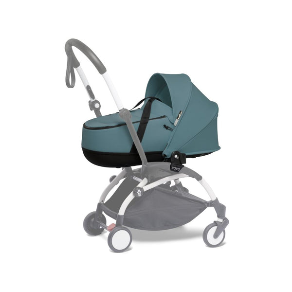 Babyzen Stroller YOYO² With bassinet - Black Frame Aqua