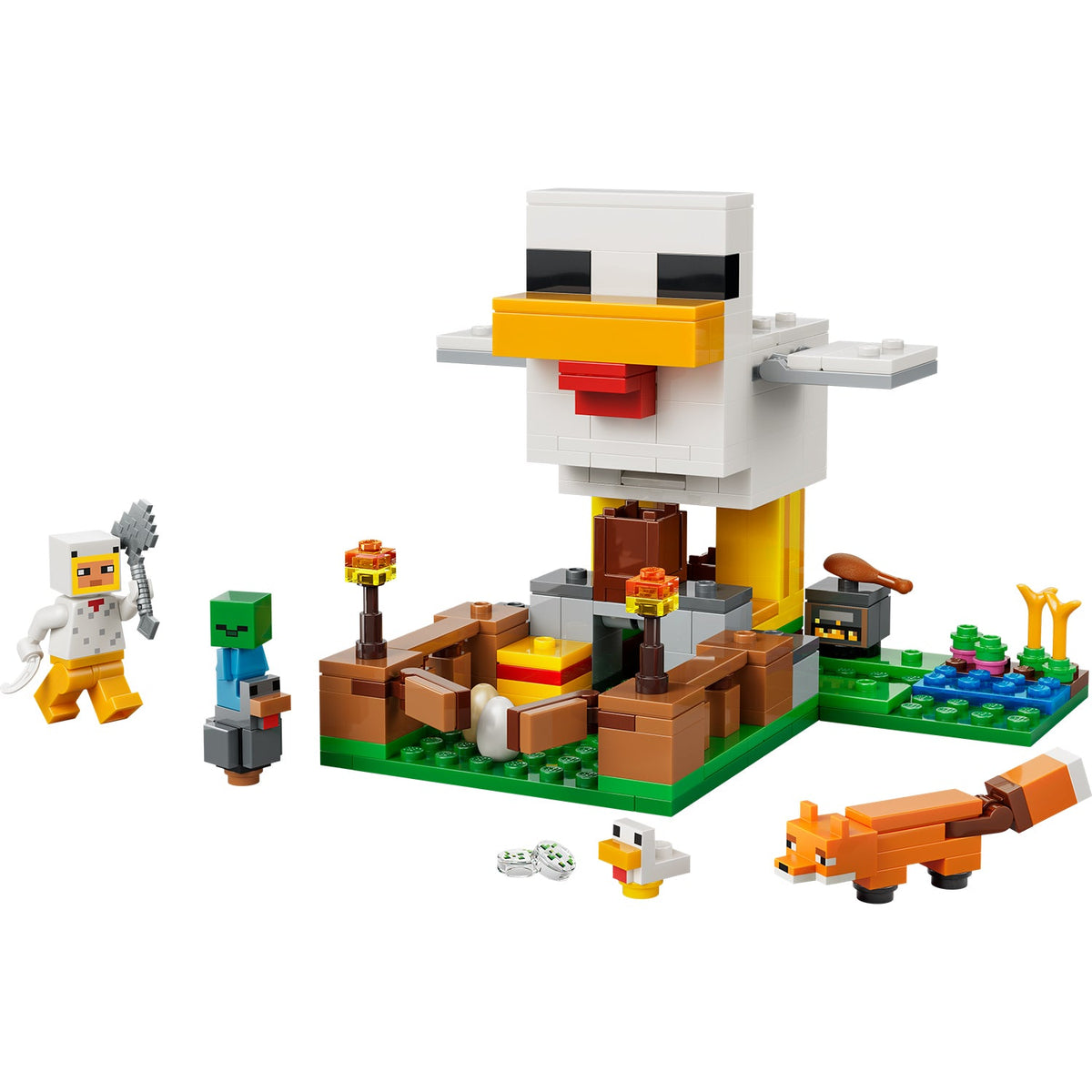 LEGO Minecraft Chicken Farm 233 Pieces 11 × 14 × 12 cm Multicolour