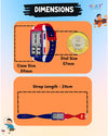Spiky Multi-functional Digital Sports Watch EVA44 2–12Y – Blue