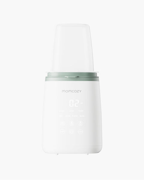 Momcozy 6-in-1 Fast Baby Bottle Warmer 2–11oz – White Green