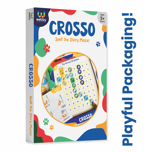 Webby Wooden Crosso-Spell The Story Maze Game