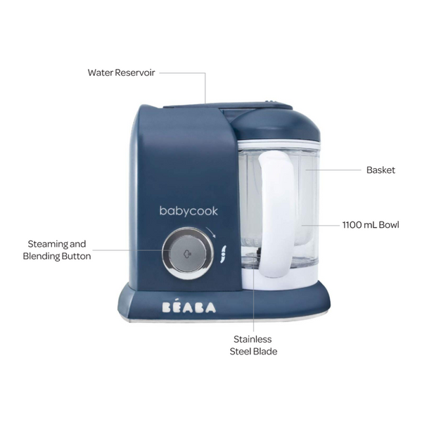 Beaba Babycook Solo Baby Food Maker - Navy