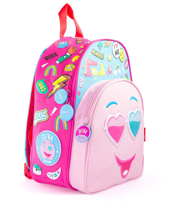 Rabitat Smash Pre -School Bags, 2-6Yrs 12 Inches School Bag - Diva