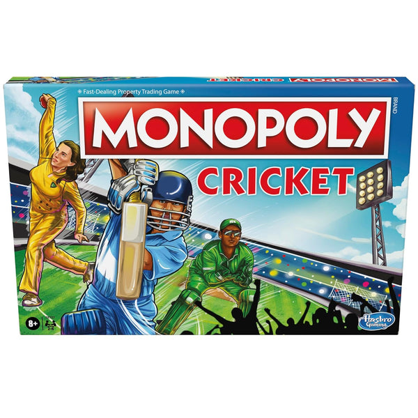 Hasbro Gaming Monopoly Cricket Themed Board Game | For Families And Kids | Ages 8+ | 2 To 6 Players Board Game Accessories Board Game