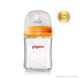 Pigeon Glass Nursing Bottle with Softlatch Nipple 160ml