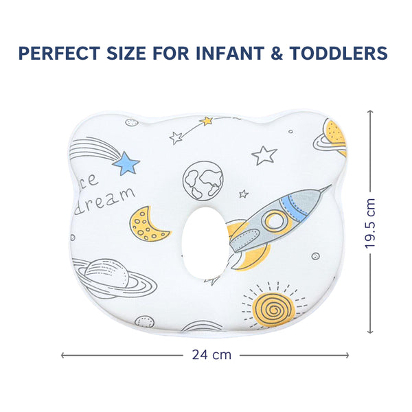 Hopop Baby Pillow Head Shaping Memory Foam Newborn & Infant β Astro