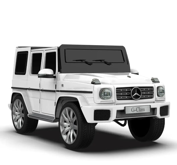 EMotorad Formula Fun Mercedes Benz G-Wagon Ride-On Car - White