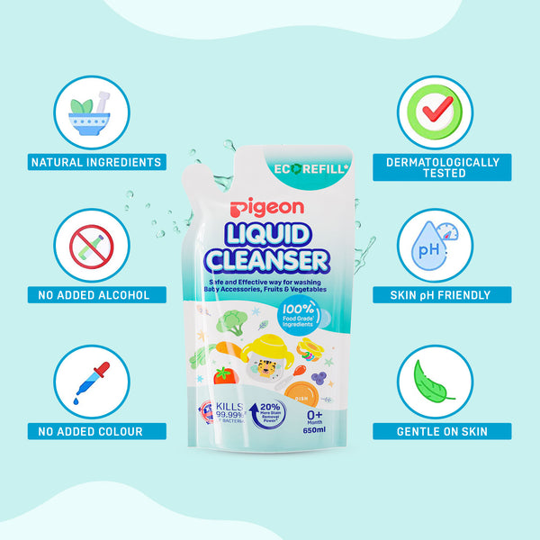 Pigeon Liquid Cleanser Refill 650ML