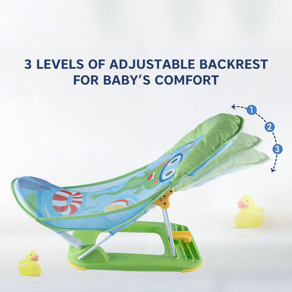 Hopop Anti-Skid Compact Baby Bather 0-12 Months Green