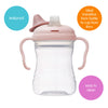 b.box Soft Spout Cup 240ml β Blush Light Pink | 6M+