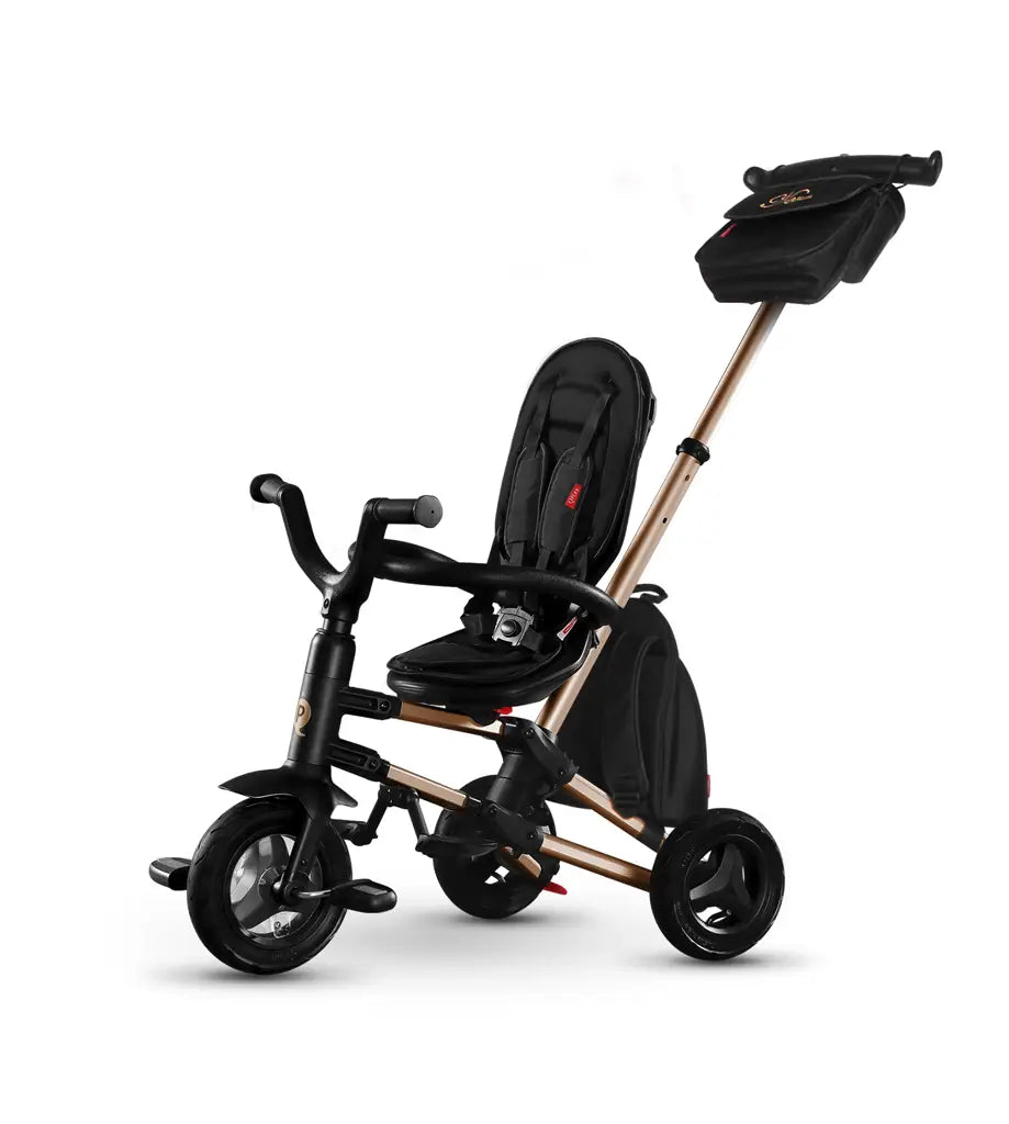QPlay Nova Golden 6-in-1 Foldable Trike 10-72 Months Golden Black