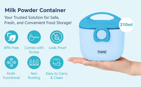 Hopop Milk Powder & Multi-Purpose Food Container -210 ml