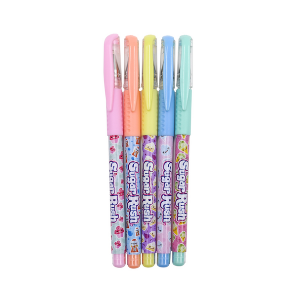Scentos Sugar Rush Scented Pastel Gel Pens - Pack of 5
