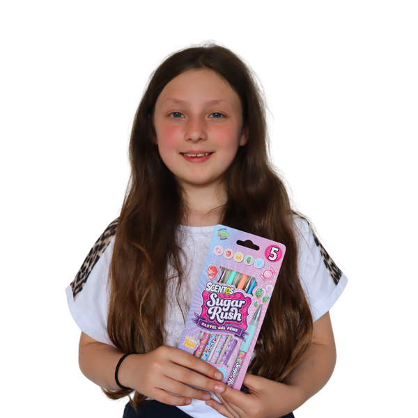 Scentos Sugar Rush Scented Pastel Gel Pens - Pack of 5