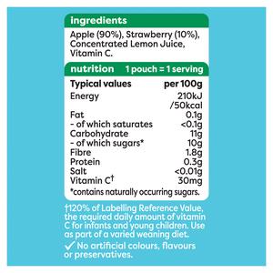 Heinz Apple & Strawberry Baby Food Puree – 6+ Months, 100g