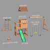 Backyard Discovery Montpelier Swing Set