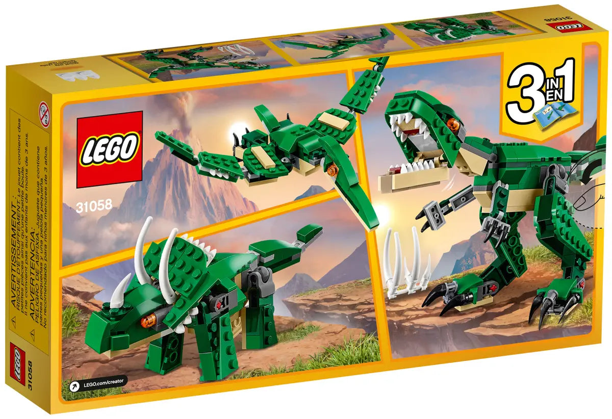 LEGO Creator 3-in-1 Mighty Dinosaurs 174 Pieces Multicolour