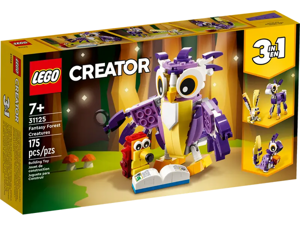 LEGO Creator Fantasy Forest Creatures 7+ 175Pcs 31125