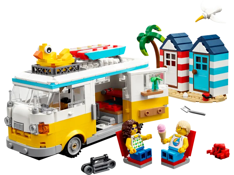 LEGO Creator 3-In-1 Beach Camper Van 8+ 556Pcs 31138