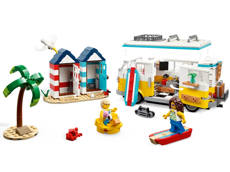 LEGO Creator 3-In-1 Beach Camper Van 8+ 556Pcs 31138