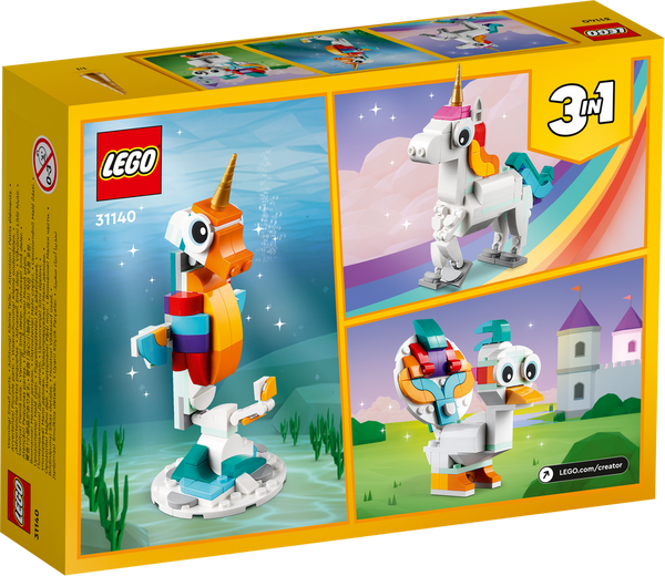 LEGO Creator 3in1 Magical Unicorn 145 Pieces Multicolour