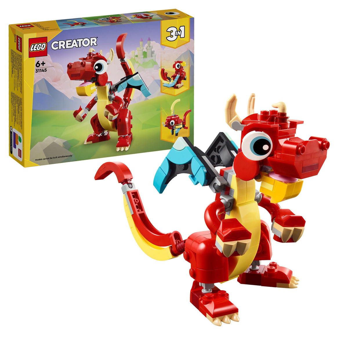 LEGO Creator 3-in-1 Red Dragon 149 Pieces