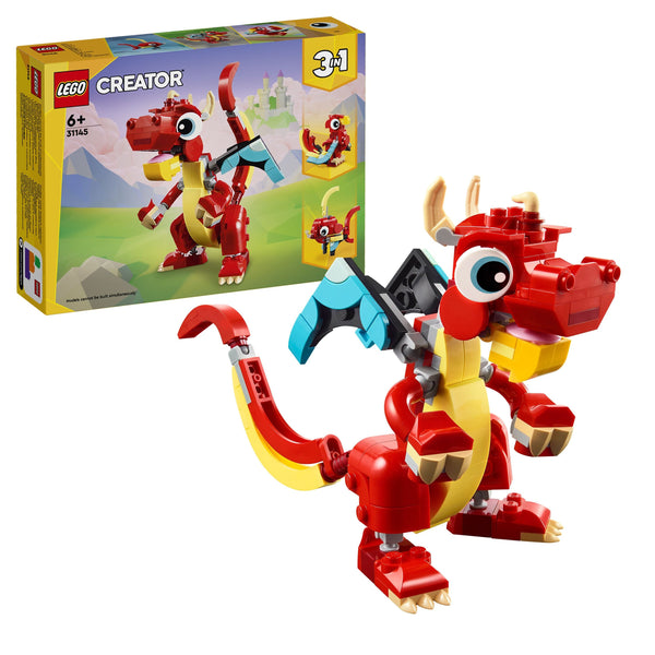 LEGO Creator Red Dragon 6+ 149Pcs 31145