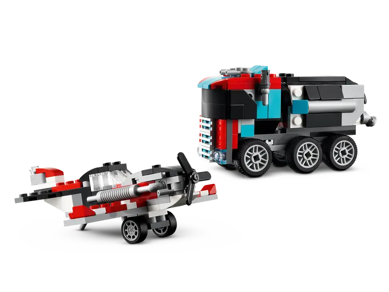 LEGO Creator Flatbed Truck With Helicopter 7+ 270Pcs 31146