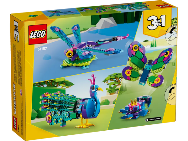 LEGO Creator Exotic Peacock 7+ 355Pcs 31157