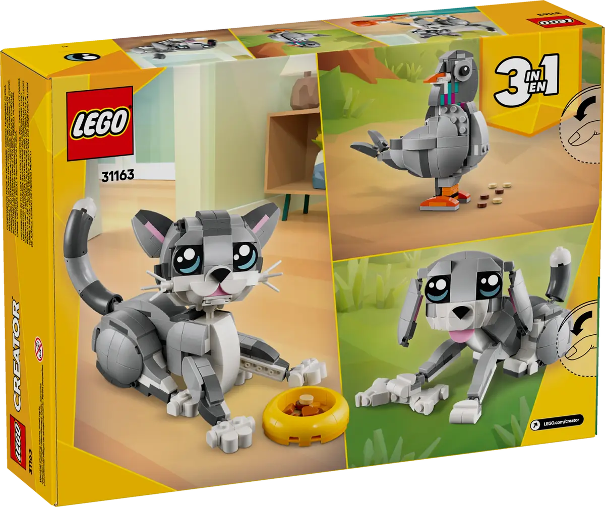 LEGO Creator 3in1 Playful Cat 407 Pieces Multicolour
