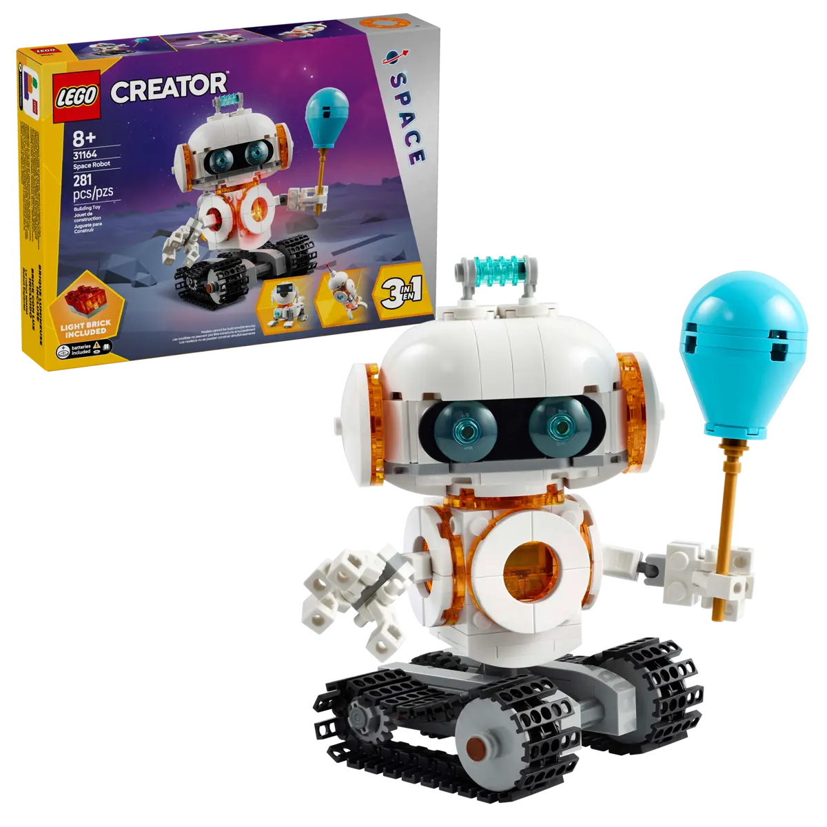 LEGO Creator Space Robot 8+ 281Pcs 31164