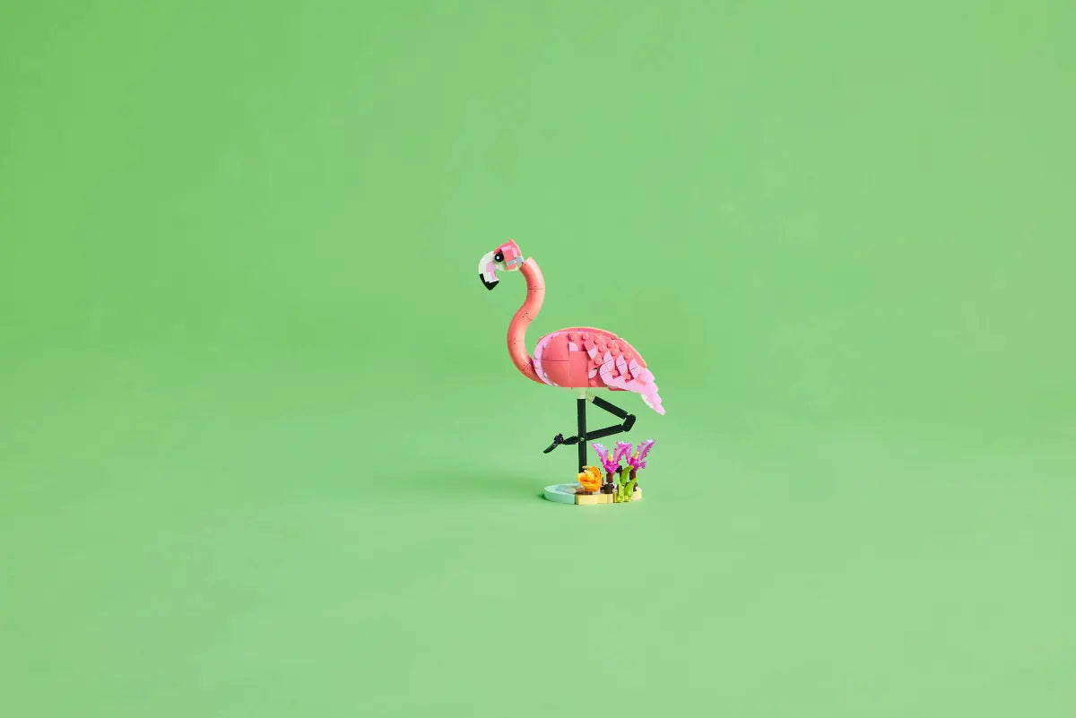 LEGO Creator 3in1 Wild Animals Pink Flamingo 288 Pieces Pink