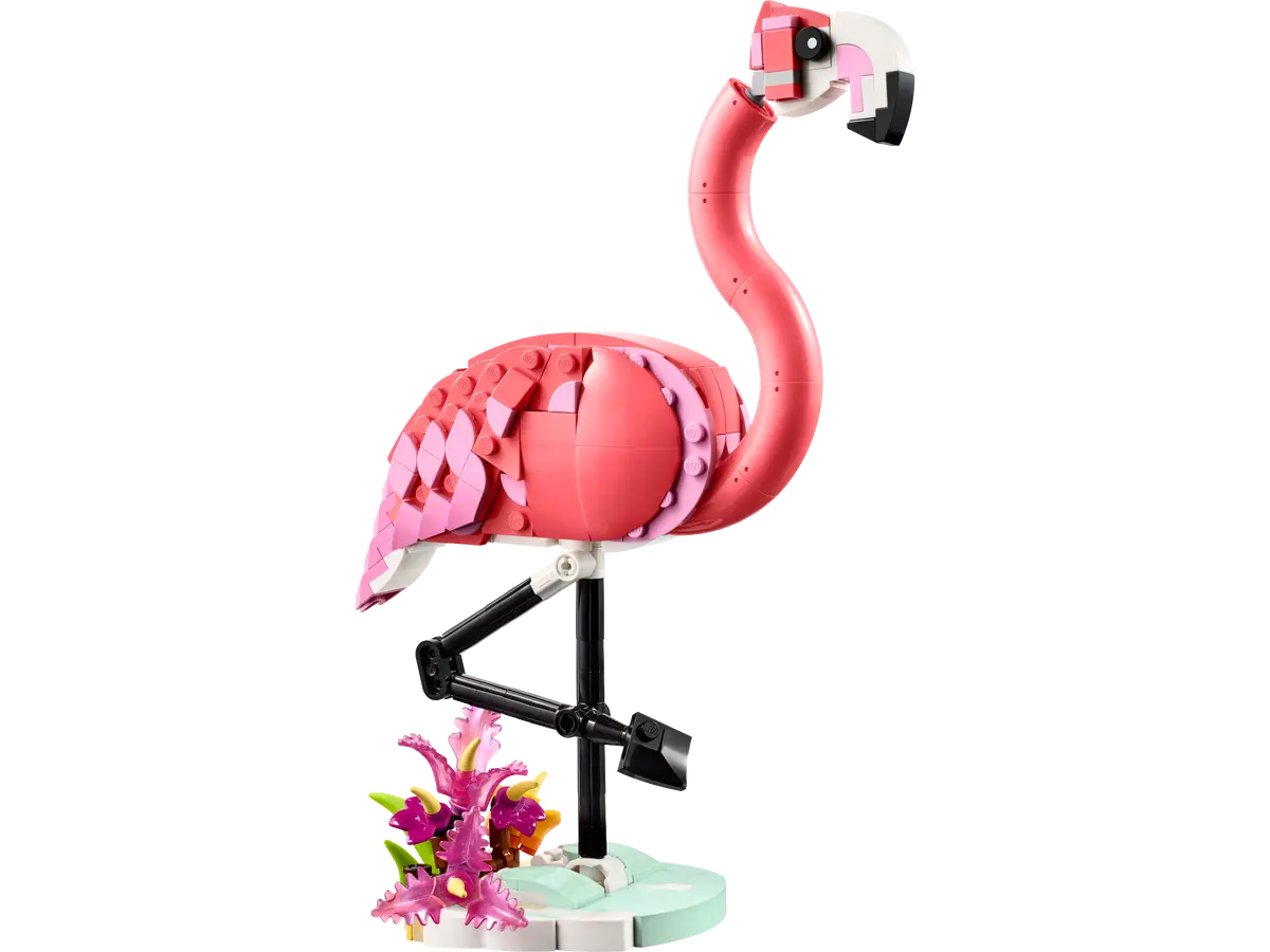 LEGO Creator 3in1 Wild Animals Pink Flamingo 288 Pieces Pink