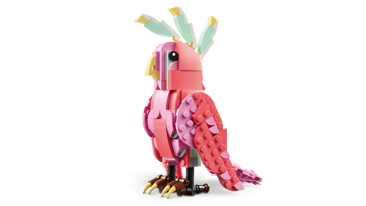 LEGO Creator 3in1 Wild Animals Pink Flamingo 288 Pieces Pink