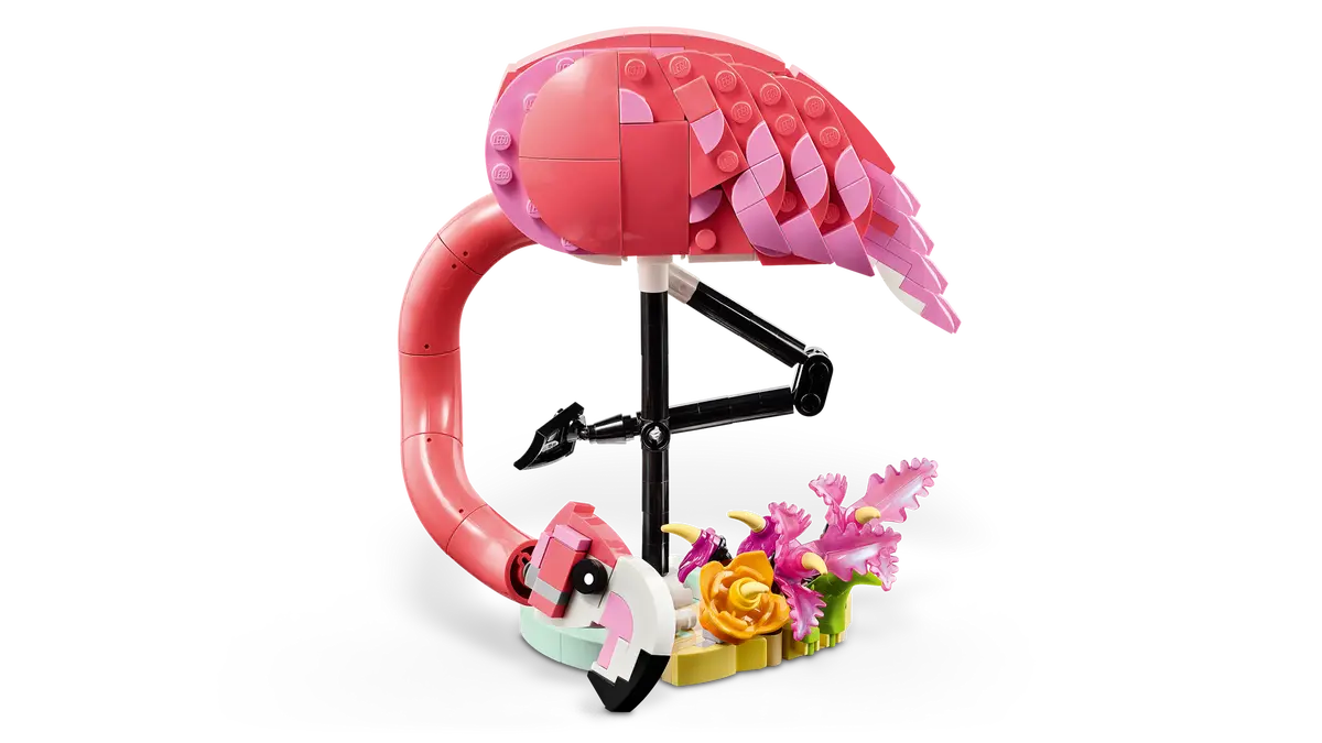 LEGO Creator 3in1 Wild Animals Pink Flamingo 288 Pieces Pink