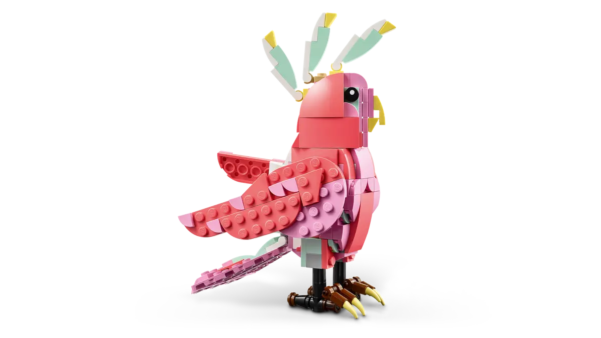 LEGO Creator 3in1 Wild Animals Pink Flamingo 288 Pieces Pink