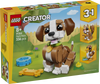 LEGO Creator 3-in-1 Cute Animals Playful Puppy Dog 336 Pieces Multicolour