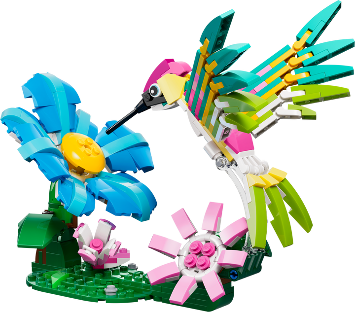 LEGO Creator 3in1 Wild Animals Colorful Hummingbird 312 Pieces Multicolour