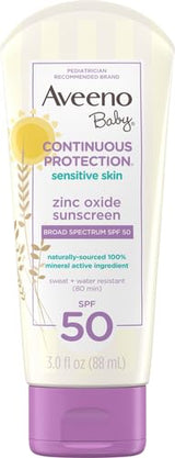 Aveeno Baby Continuous Protection Mineral Sunscreen SPF 50 – 88 mL