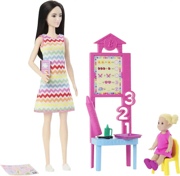 Barbie Teacher Doll With Brunette Fashion Doll