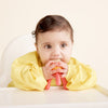 B Box Silicone Fresh Food Feeder - Strawberry Shake Pink Orange