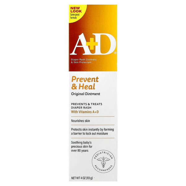 A+D Diaper Rash Cream 4 oz (113 g)