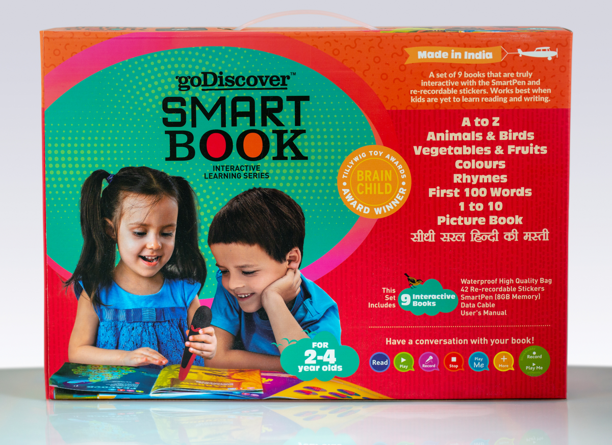 Go Discover SmartBook Without Pen 9-Book Set 2–4Y – Multicolor