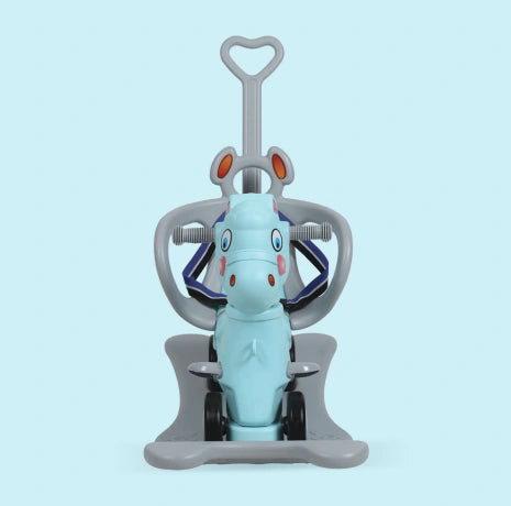 Playgro Horse Rotating Rocking Rider with Handle 30 × 14 × 29.5 Inch – Multicolor